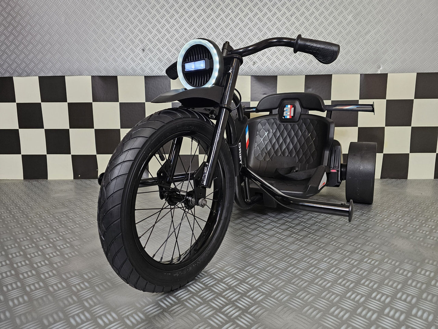 Elektrische kinder trike 24 volt zwart