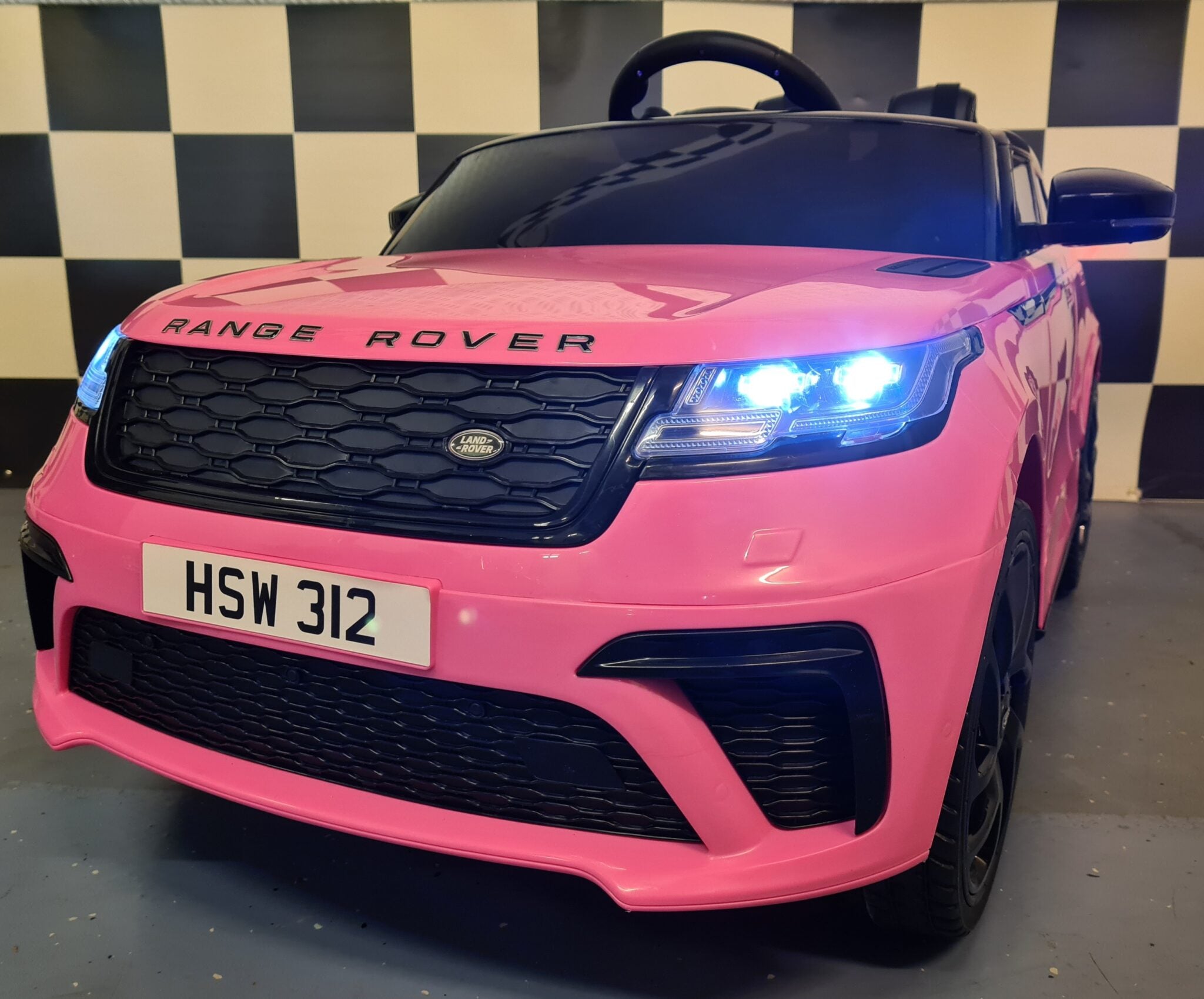 Range Rover accu kinderauto Velar 12Volt 2.4G RC Roze