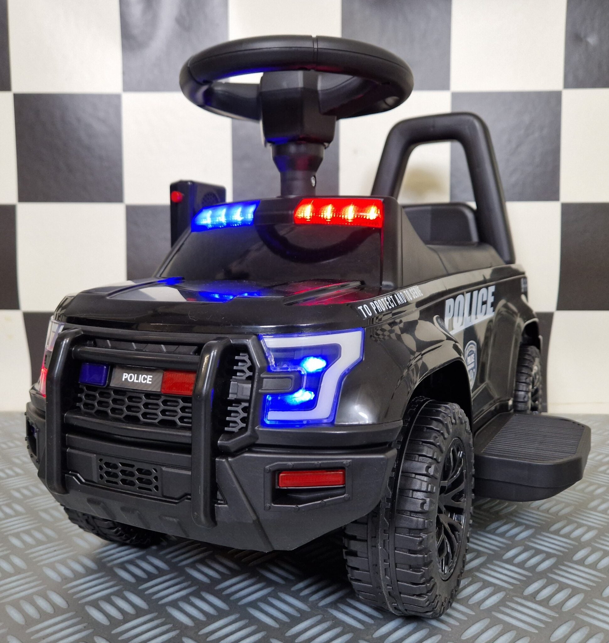 Elektrische mini politie 6 volt
