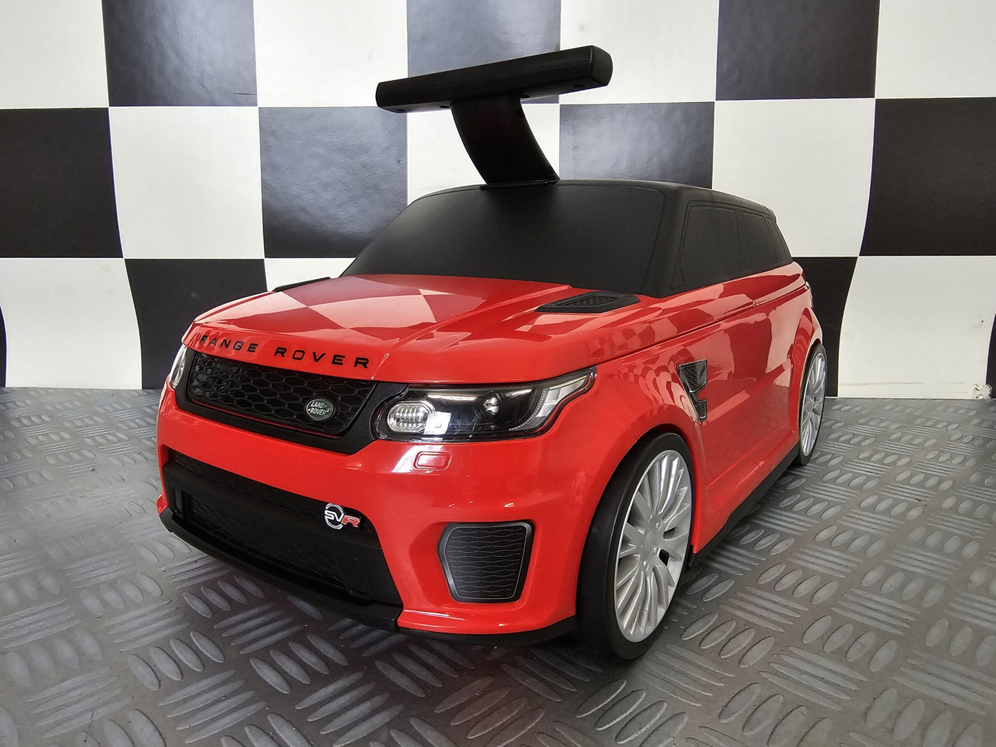 Range Rover reiskoffer en loopauto in 1