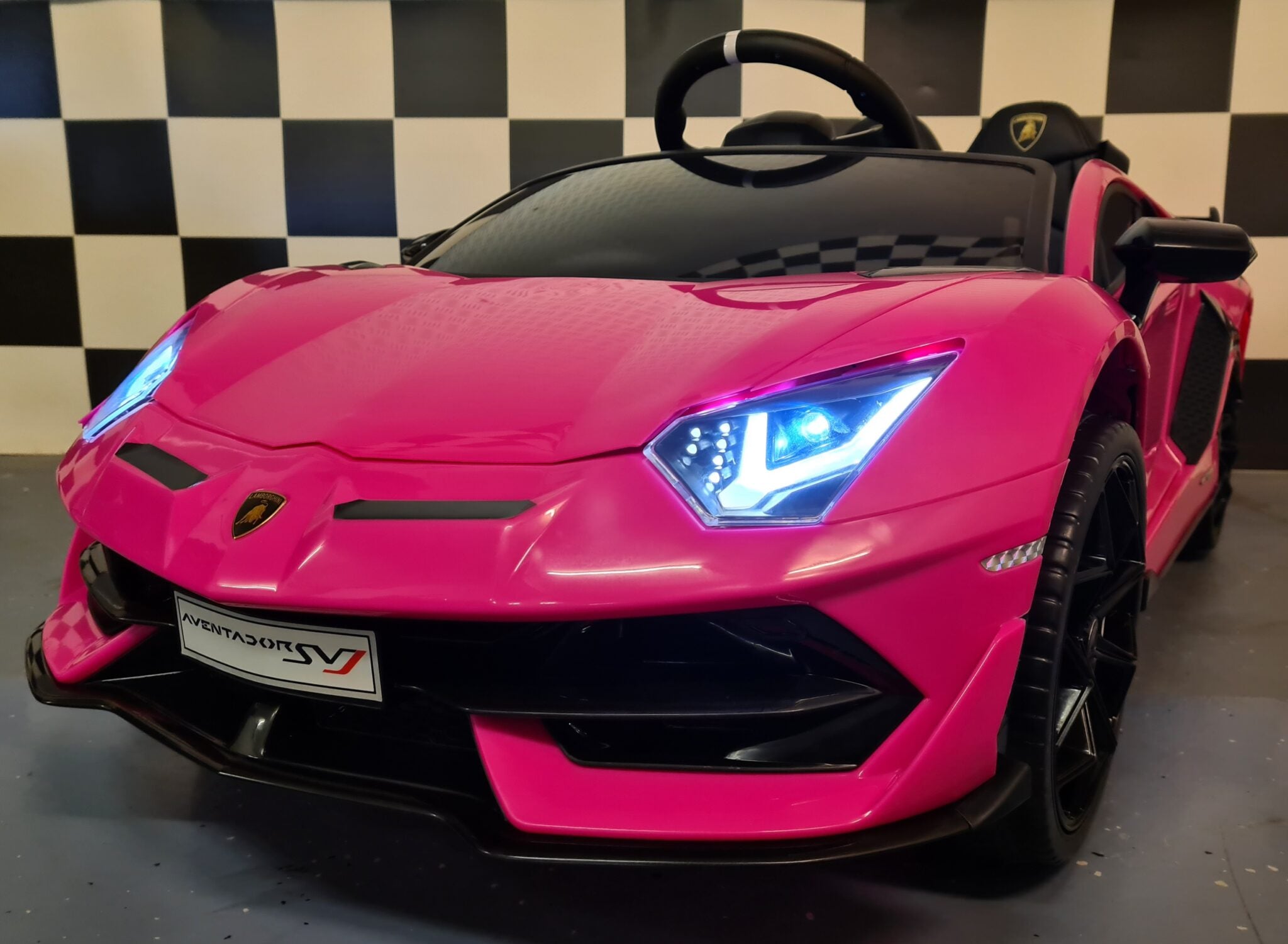 Kinderauto Lamborghini Aventador 12volt roze