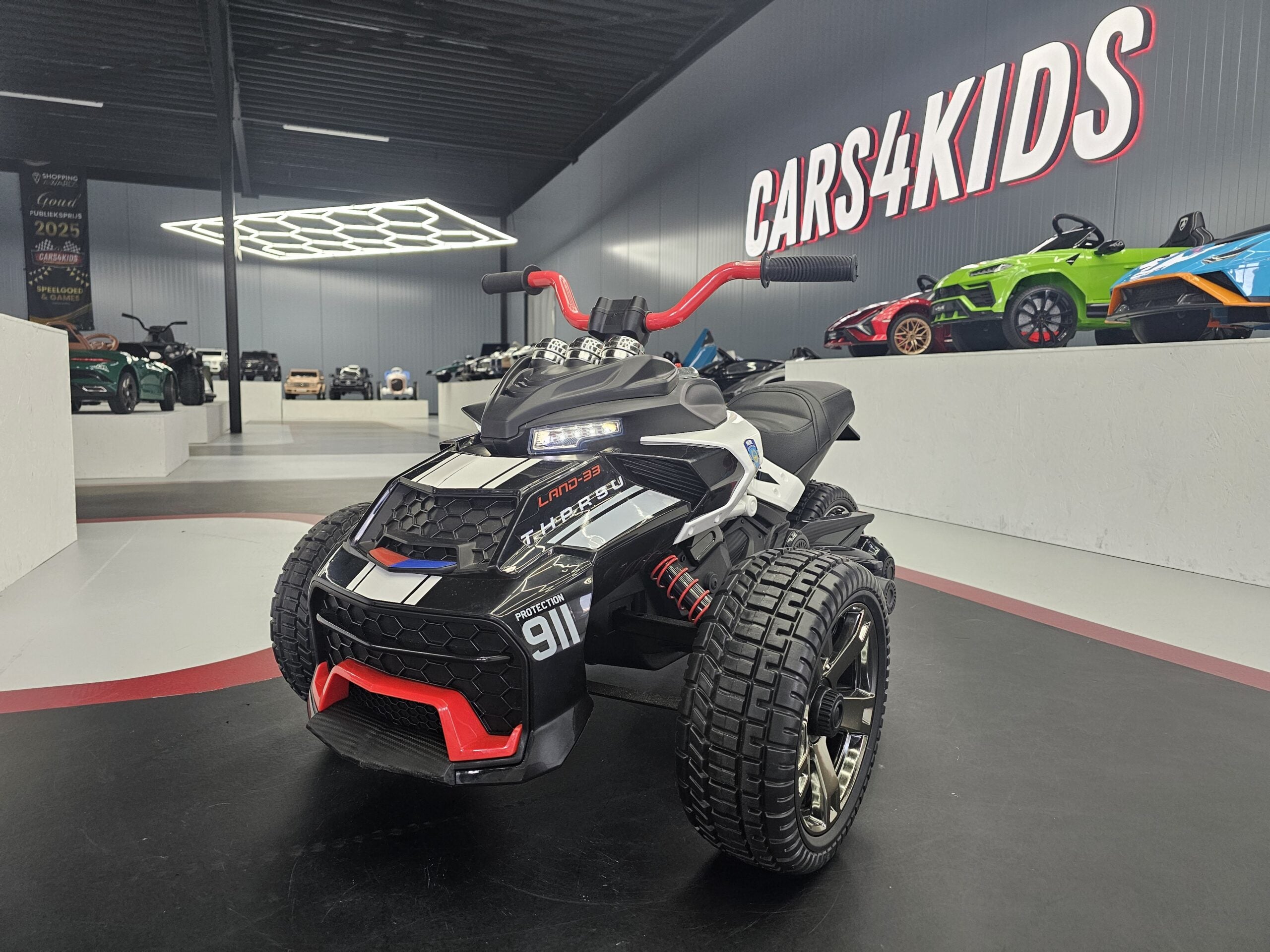 Kindermotor Spyder politie 12 volt