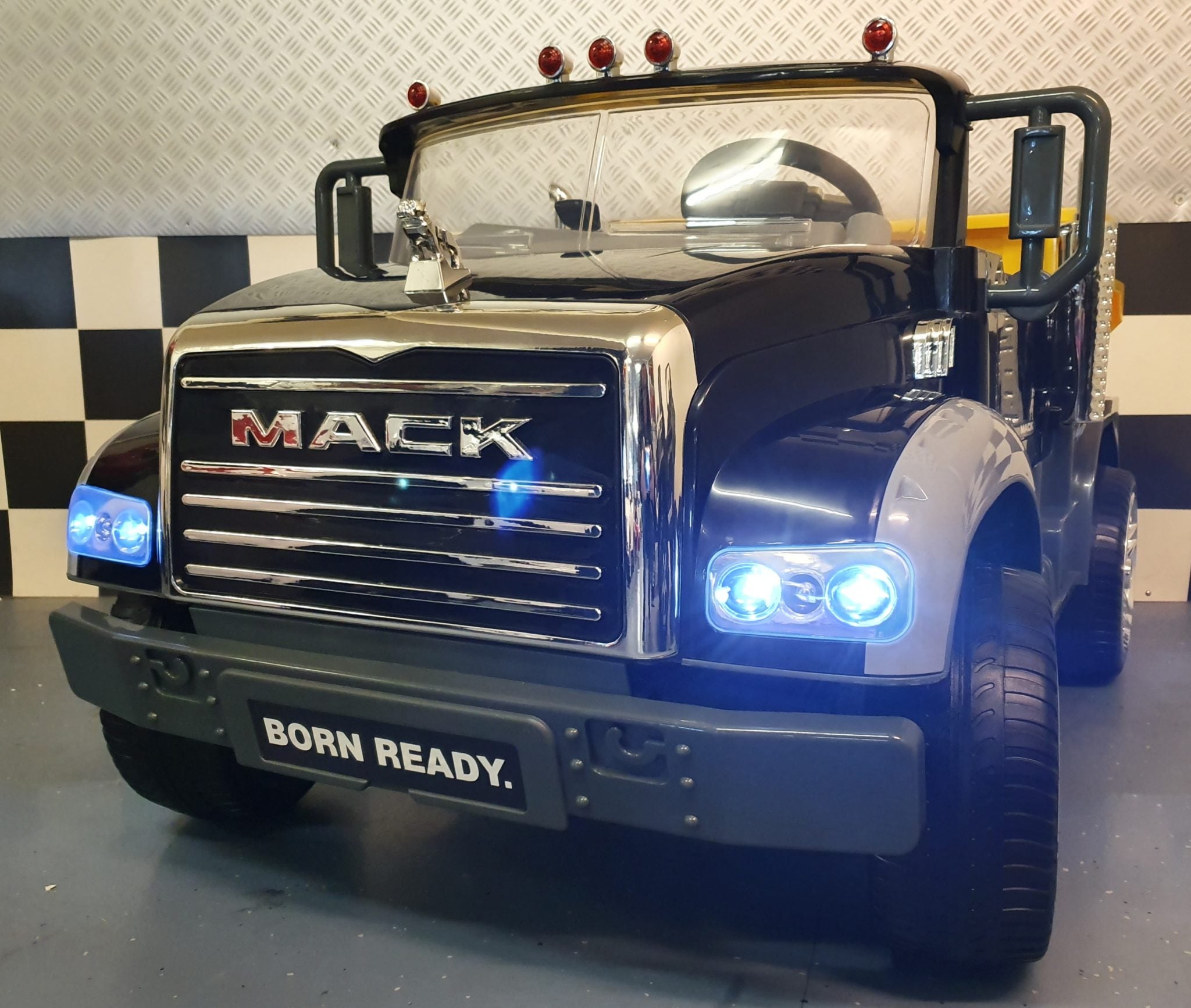 Mack truck elektrische kinder auto 2 persoons