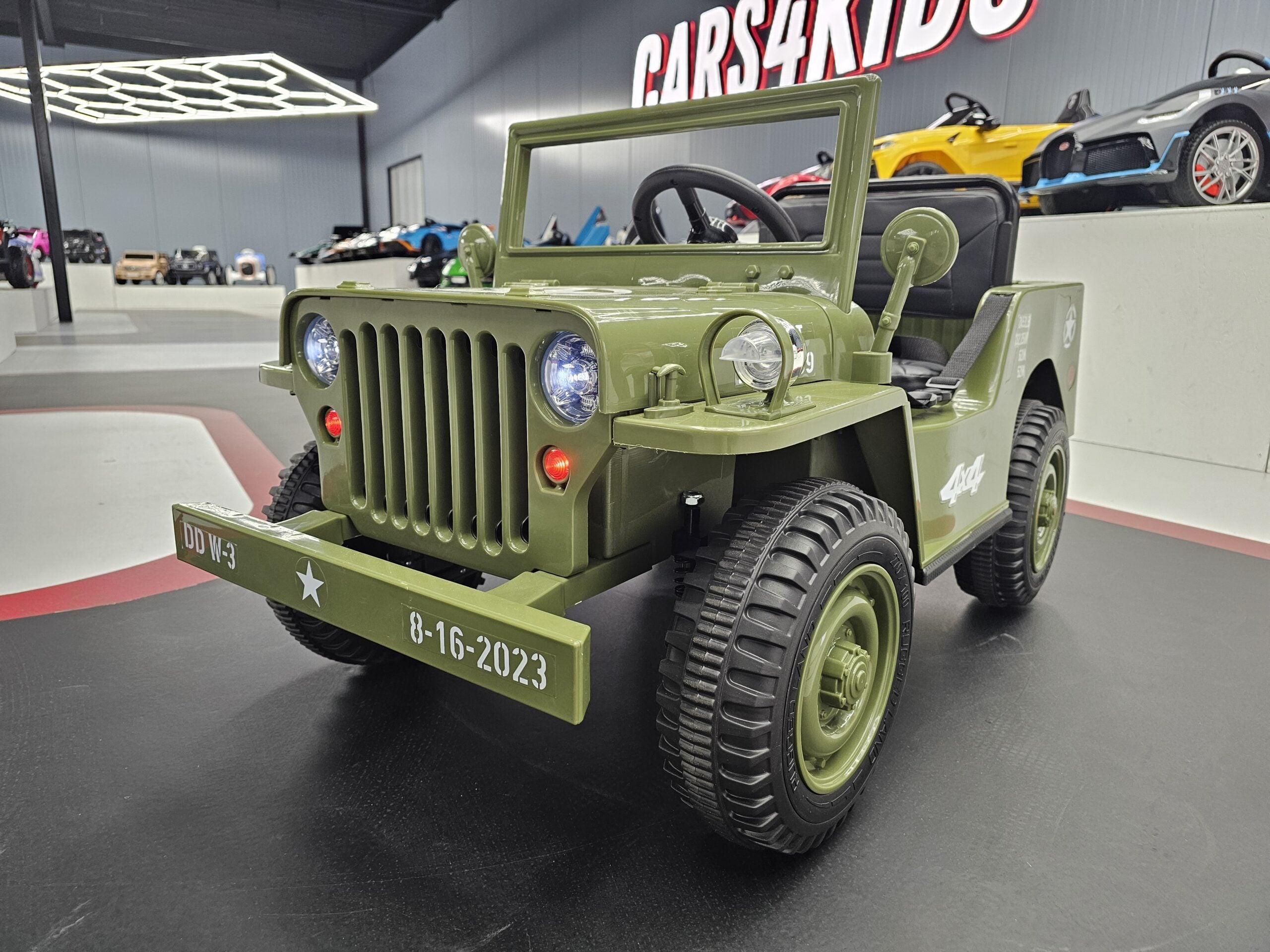 Kinderjeep Willy 12 volt met afstandsbediening 1 persoons