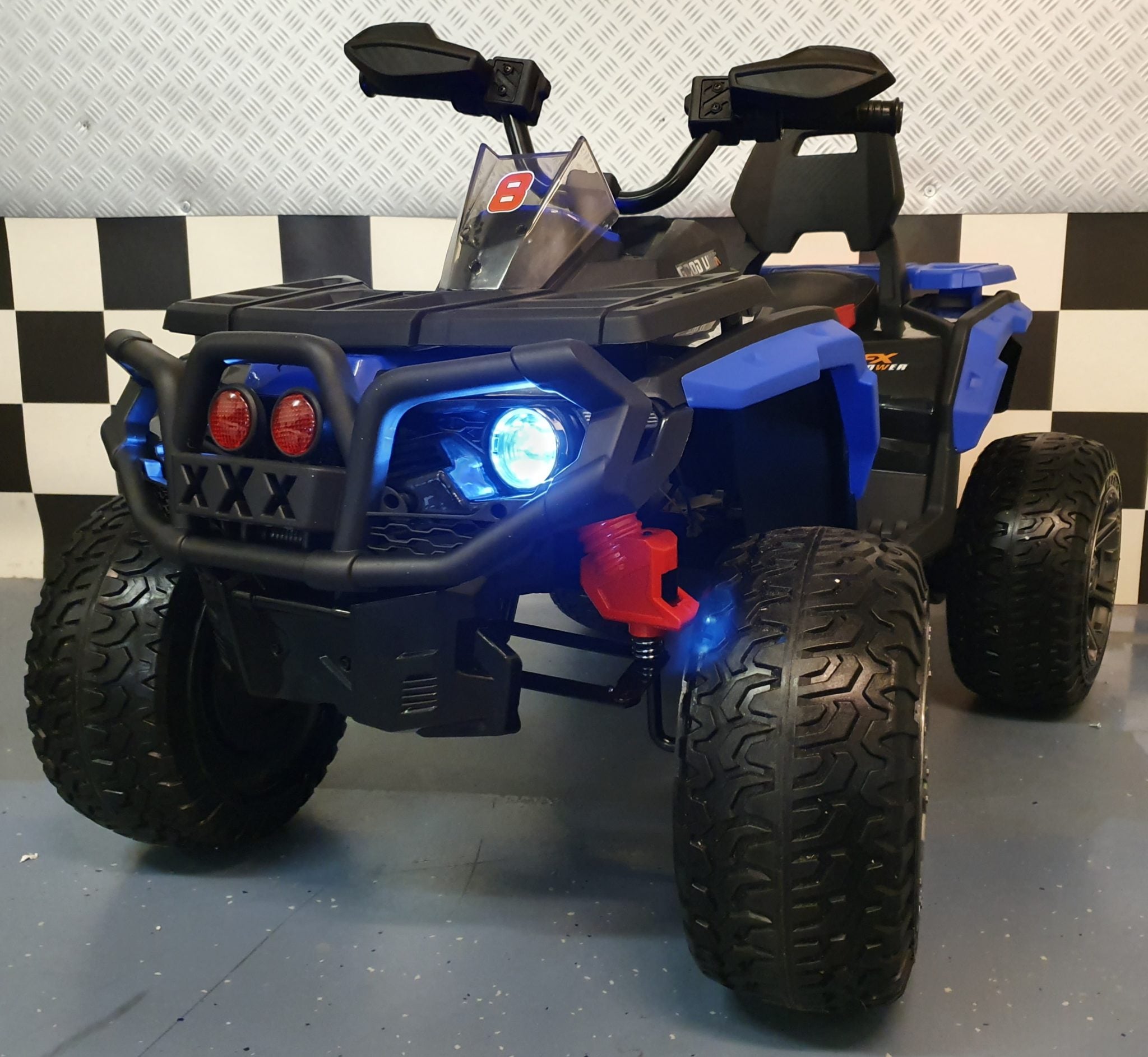 Elektrische quad Bigfoot 12 volt met rubberen banden