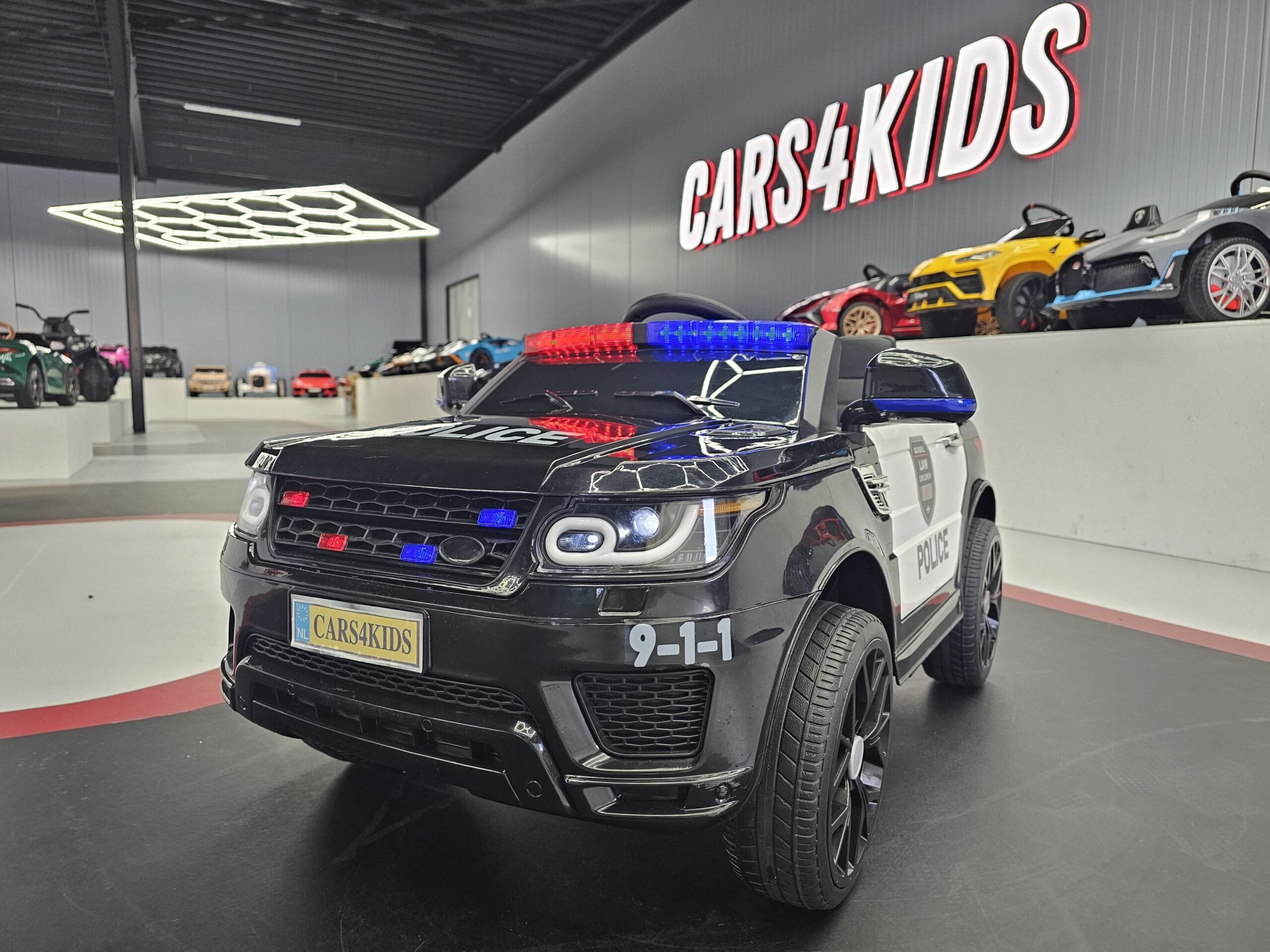 Politie auto elektrische speelgoed kinderjeep 12V 2.4G RC