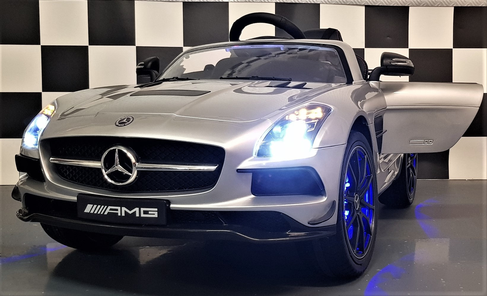 Mercedes SLS AMG speelgoed auto 12V Mp4 TV scherm