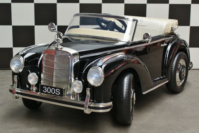Kinderauto Mercedes 300S 12V metallic zwart
