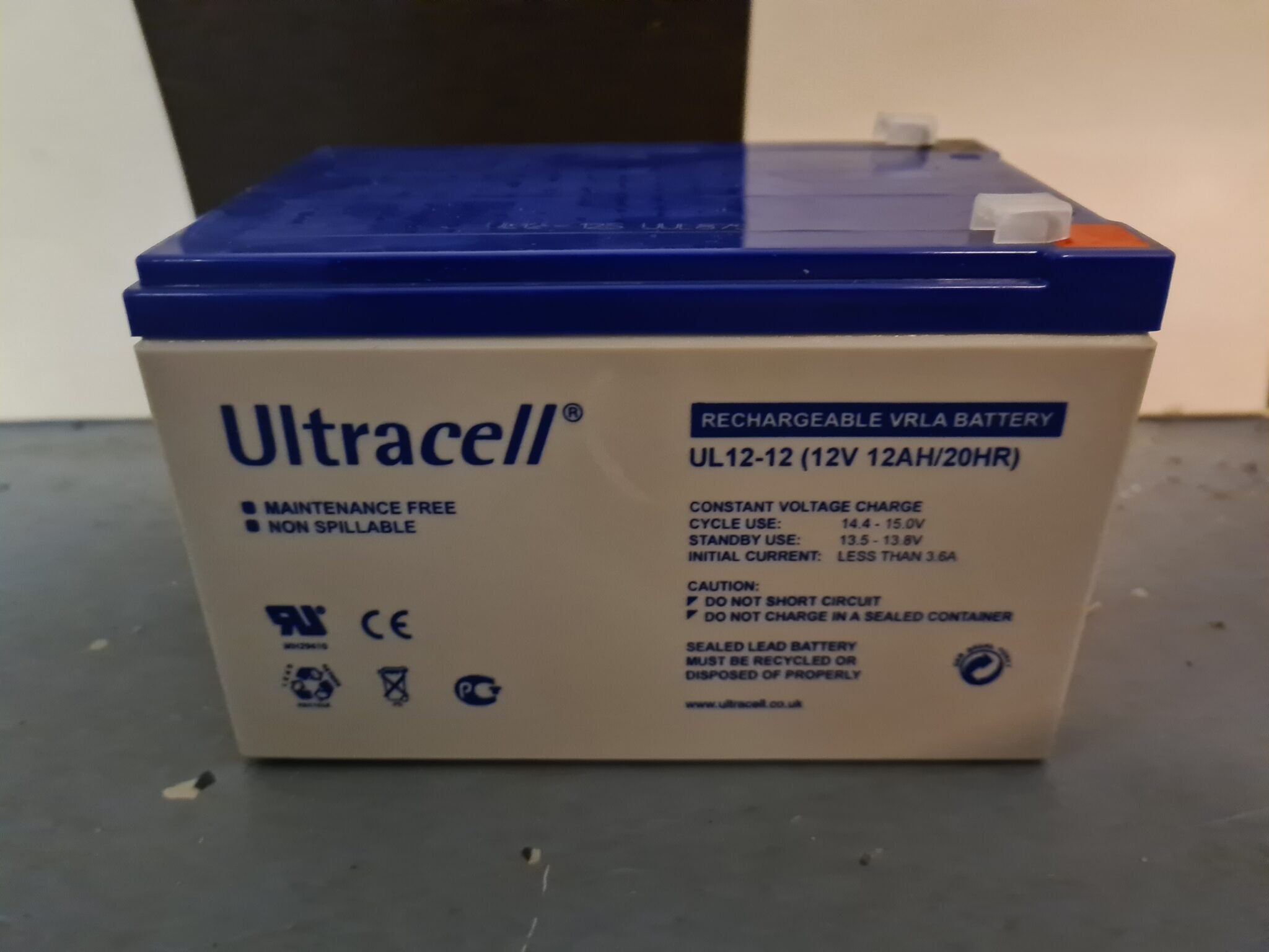 Accu 12 volt, 12Ah