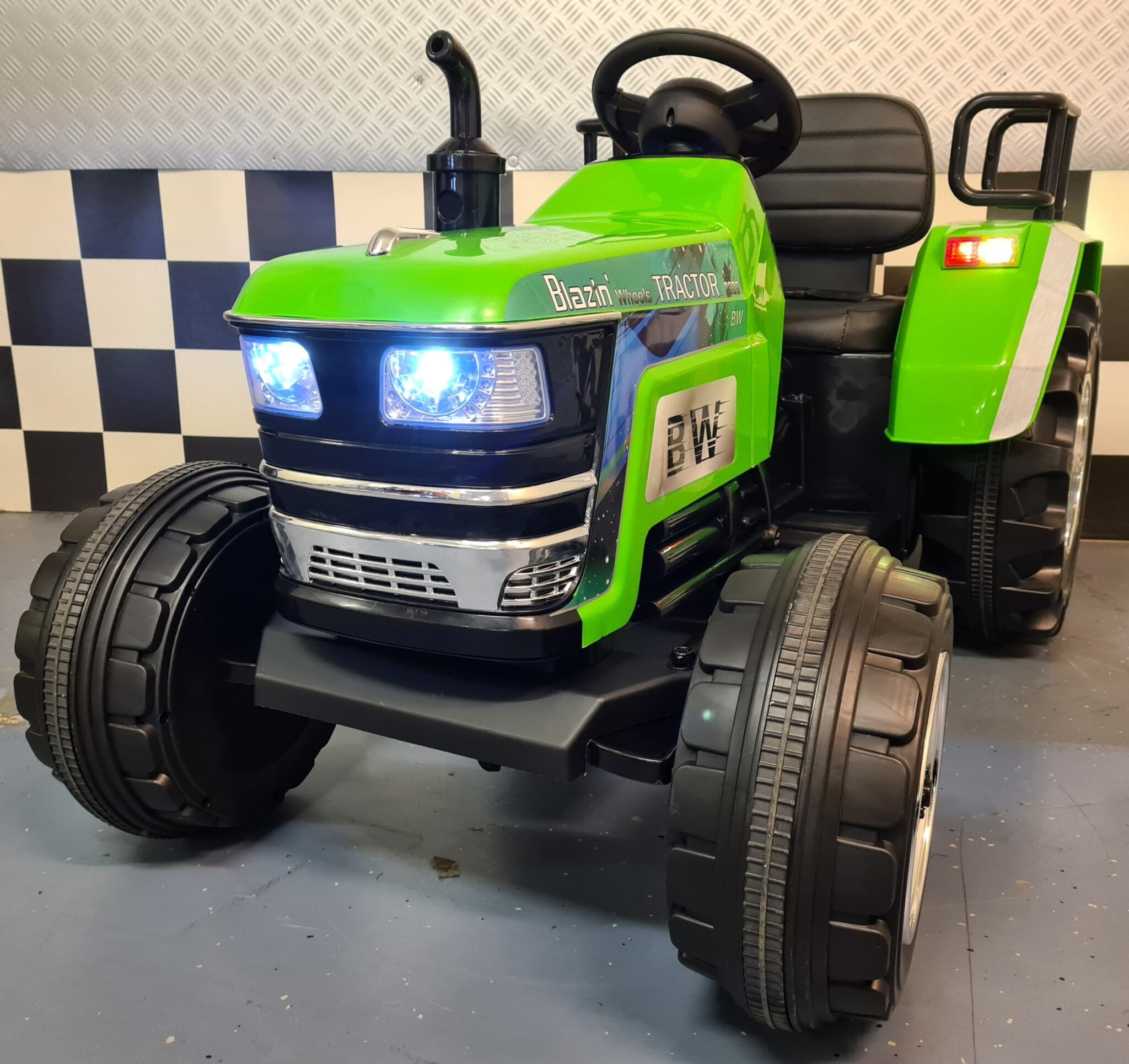 Kindertractor XXL 12 volt groen