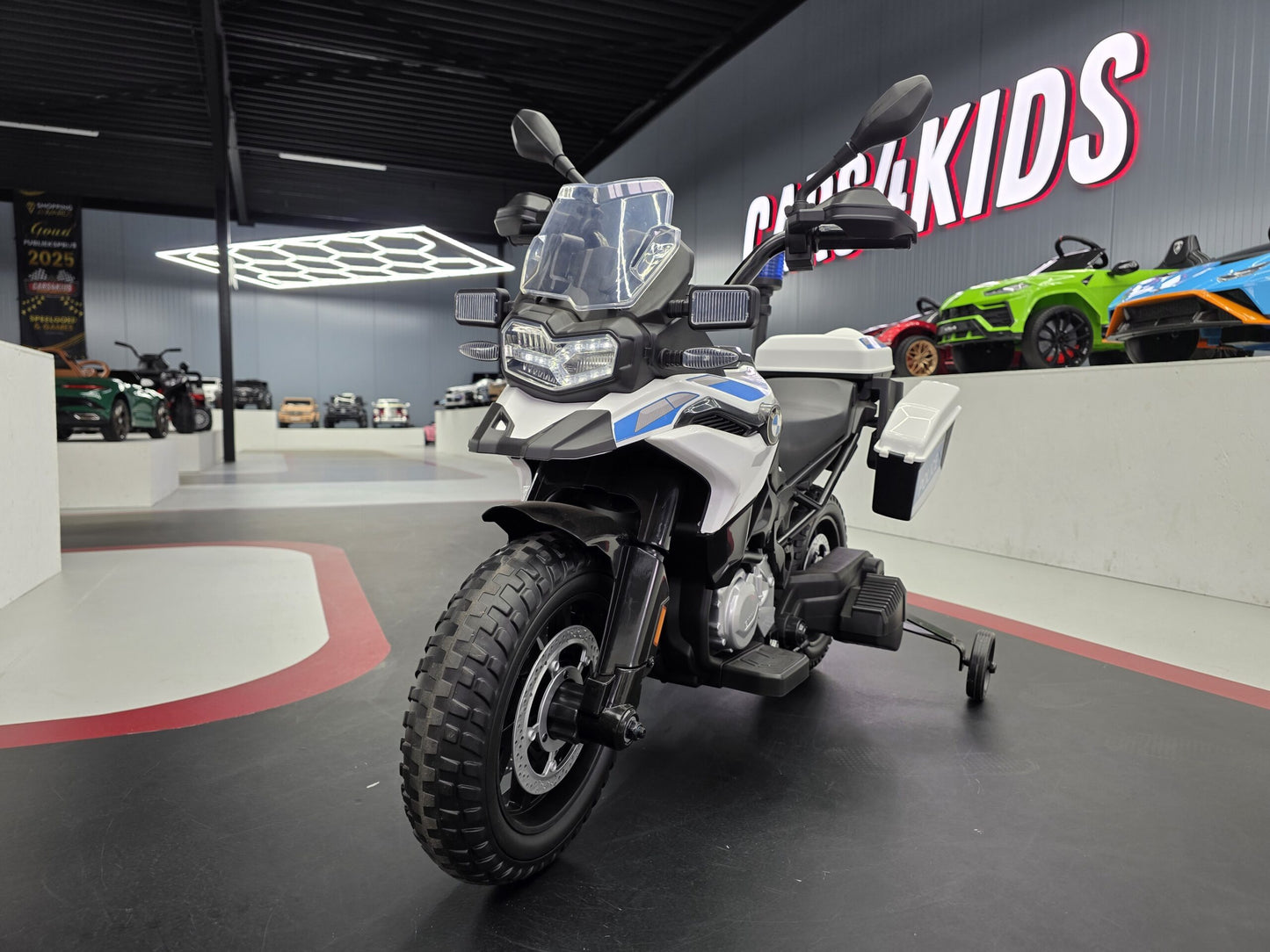 Elektrische kindermotor politie BMW F850 12 volt