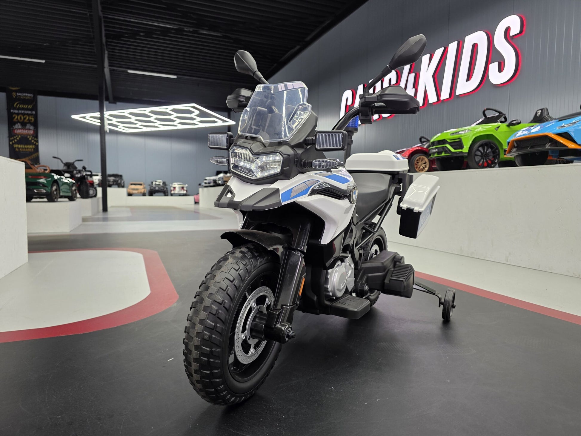 Elektrische kindermotor politie BMW F850 12 volt