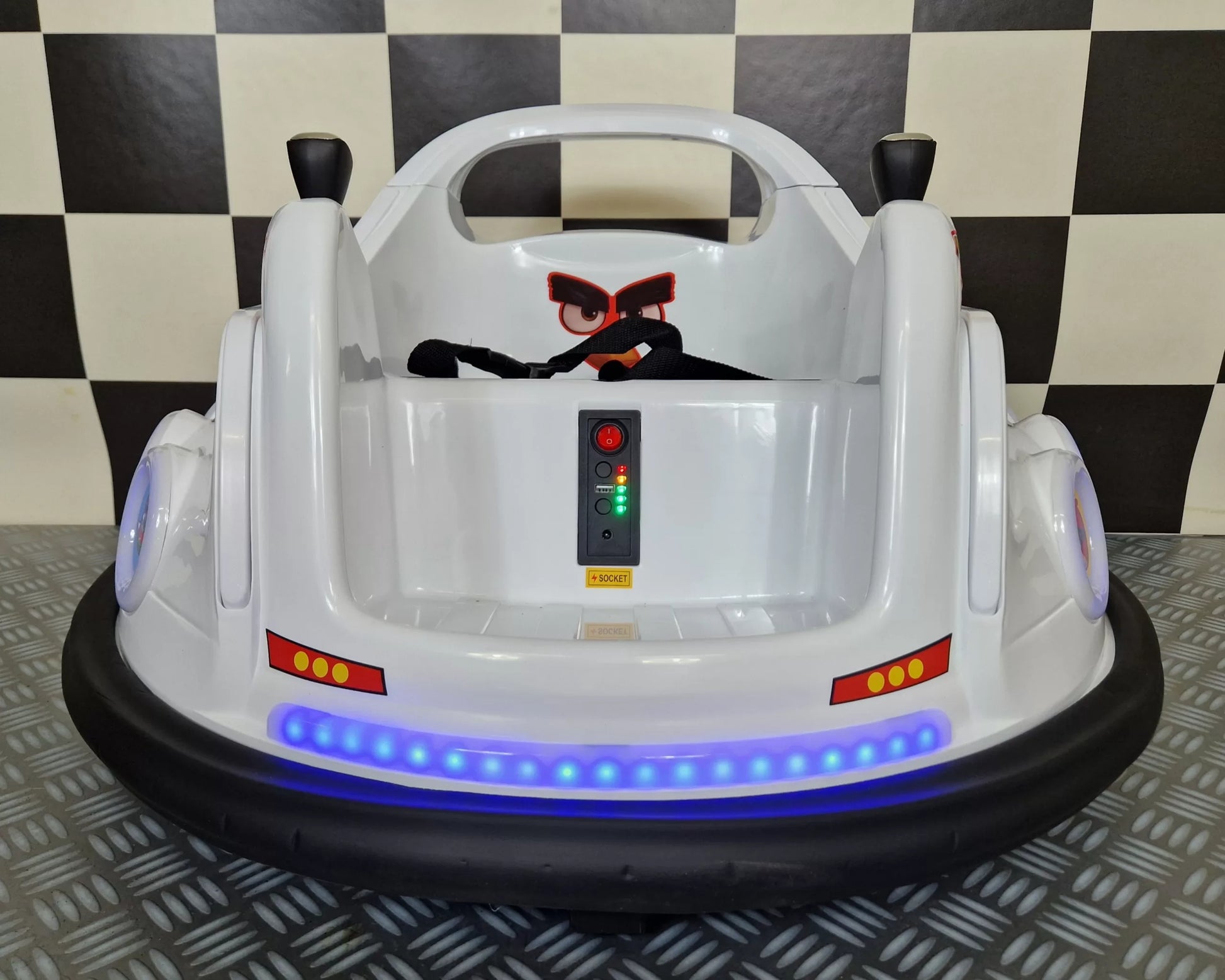 Bumper Car Angry Birds 6 volt wit