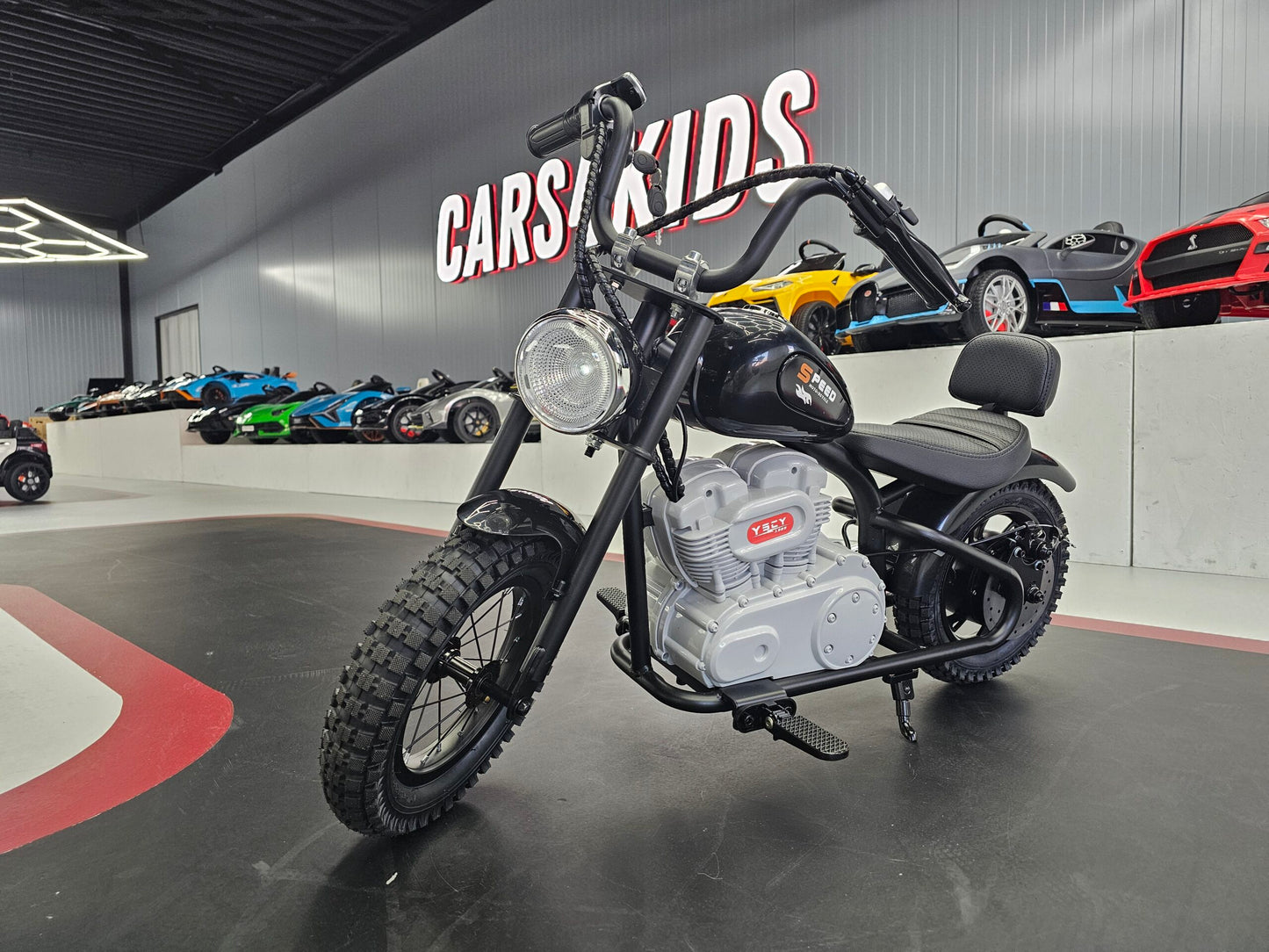 Chopper 24 volt zwart
