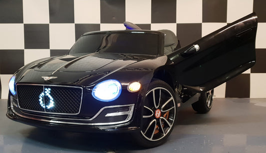 Bentley kinderauto EXP 12 met RC en 12 volt zwart