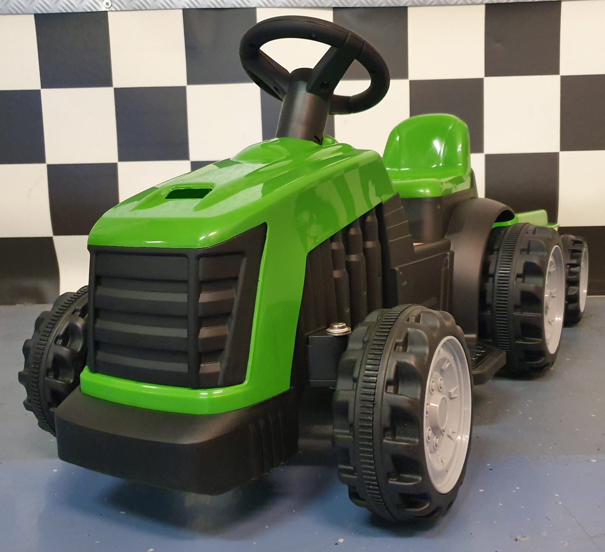 Elektrische kinder tractor 6 volt groen