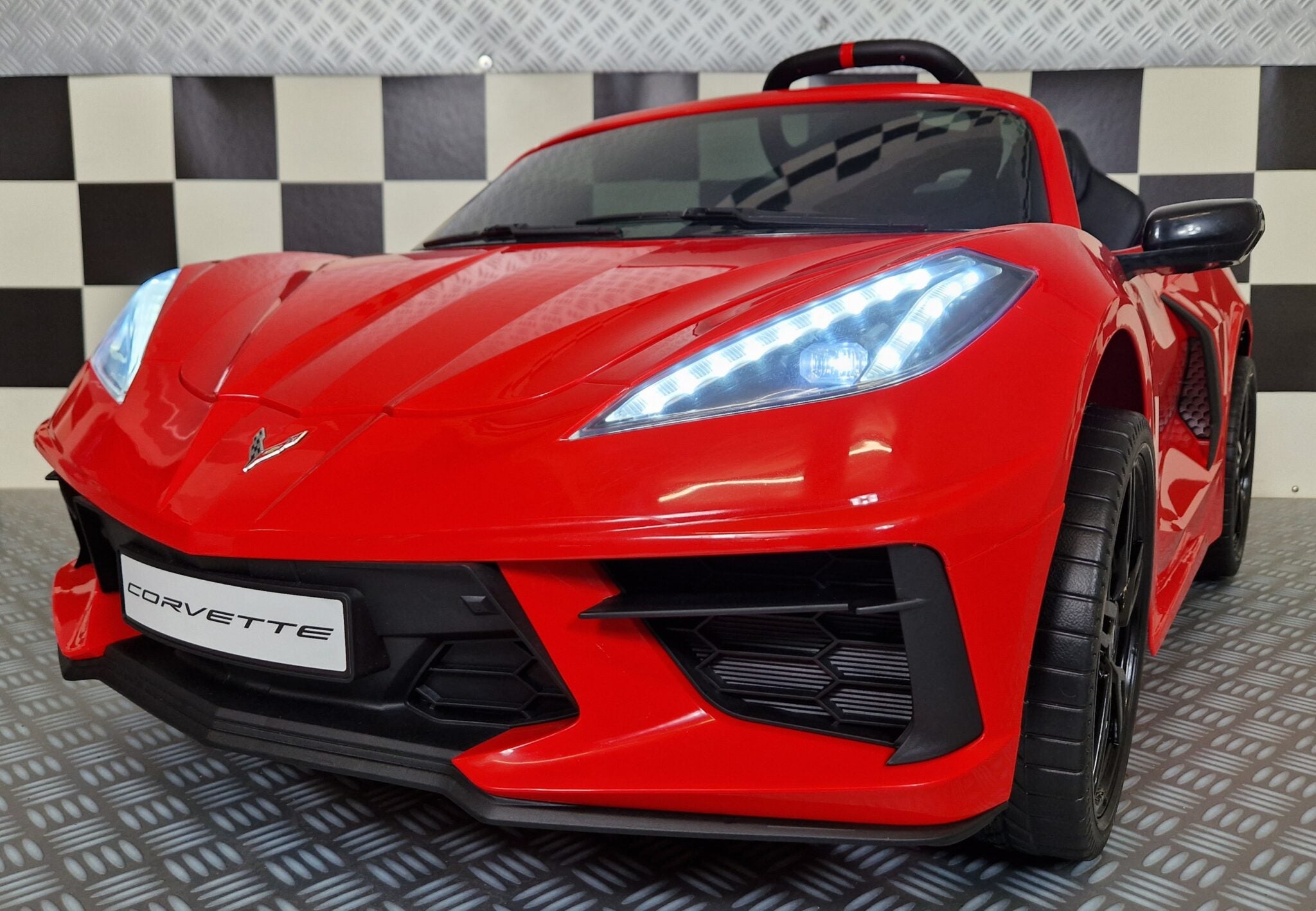 Corvette C8 Stingray elektrische kinderauto 12 volt