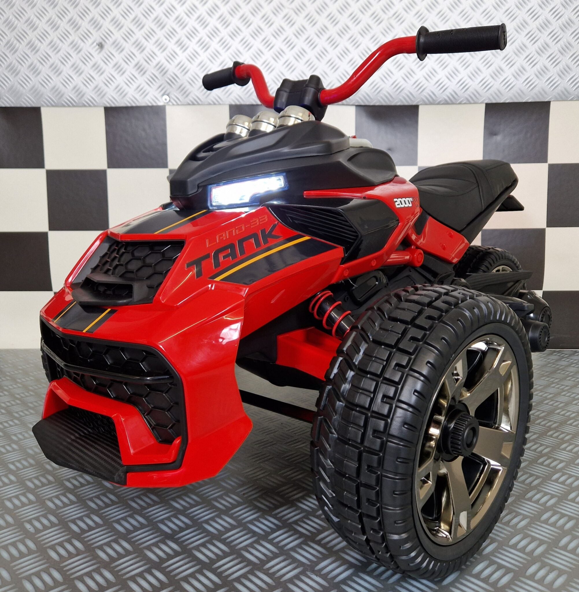 Elektrische kindermotor Spyder 12 volt
