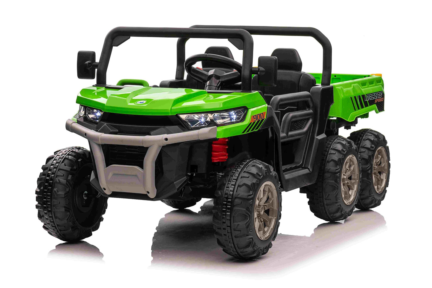 Kinder jeep Transporter 24 volt groen