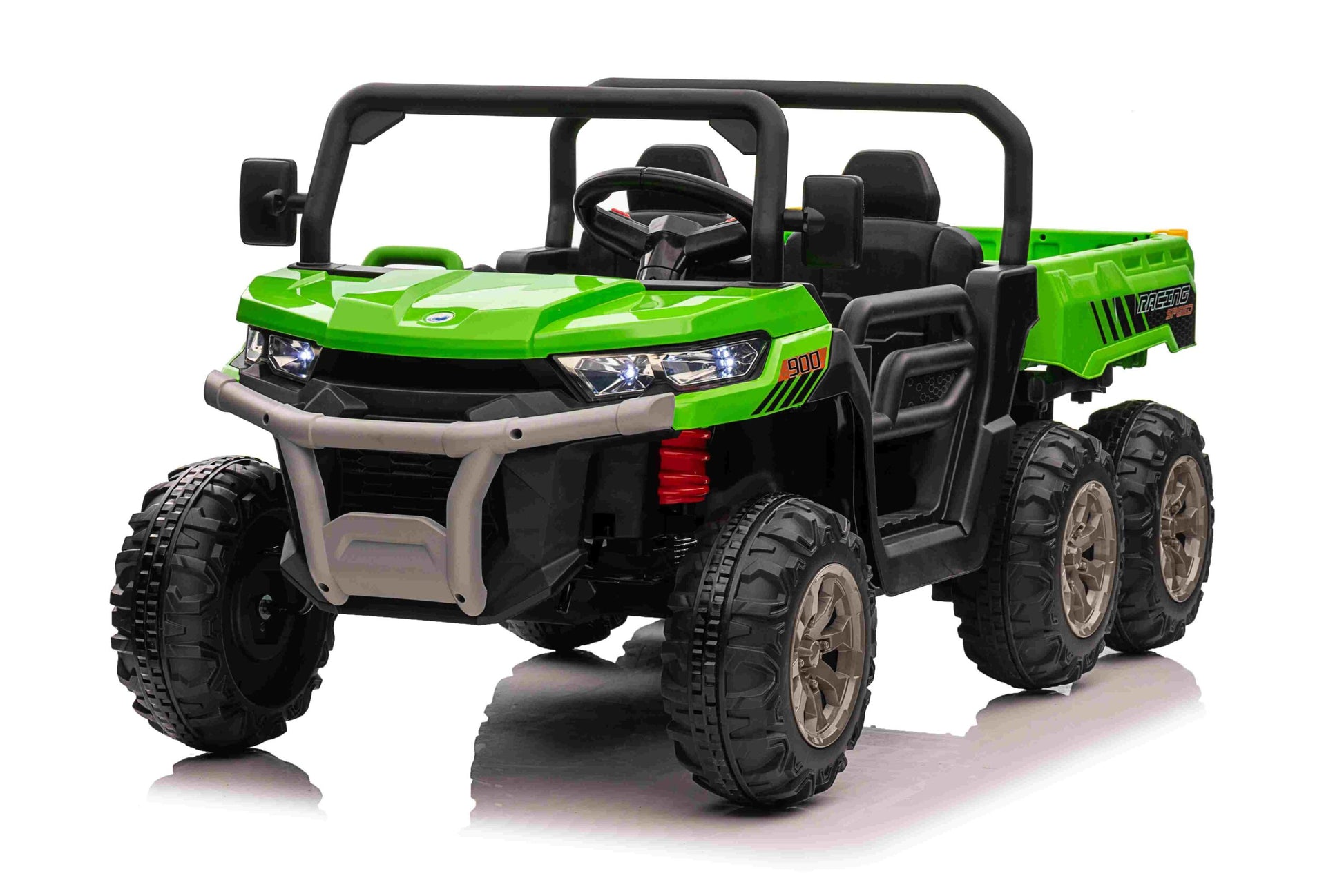 Kinder jeep Transporter 24 volt groen