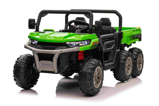 Kinder jeep Transporter 24 volt groen