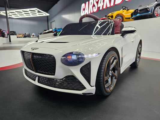 Elektrische kinderauto Bentley Bacalar 12 volt wit