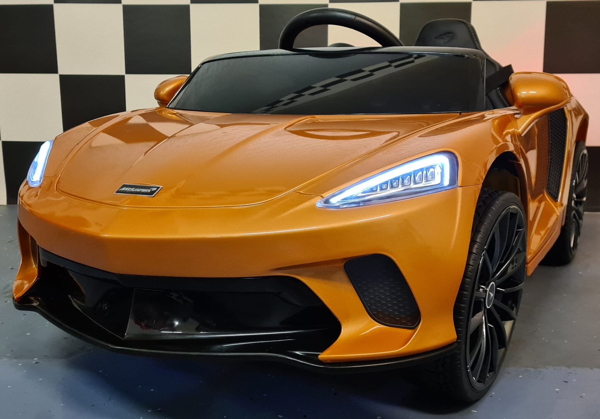 Elektrische kinderauto 12V McLaren 620 GT met RC burnished copper