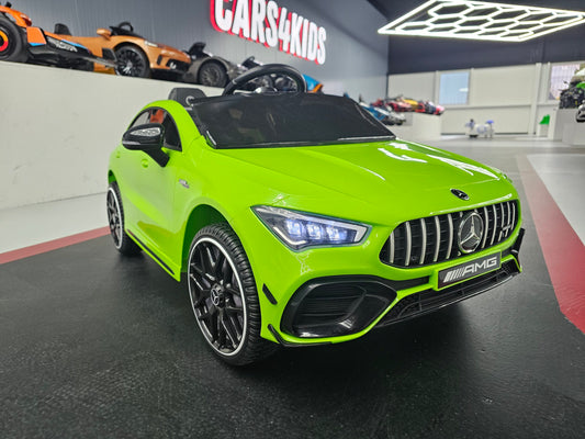 Kinderauto Mercedes CLA 45 groen