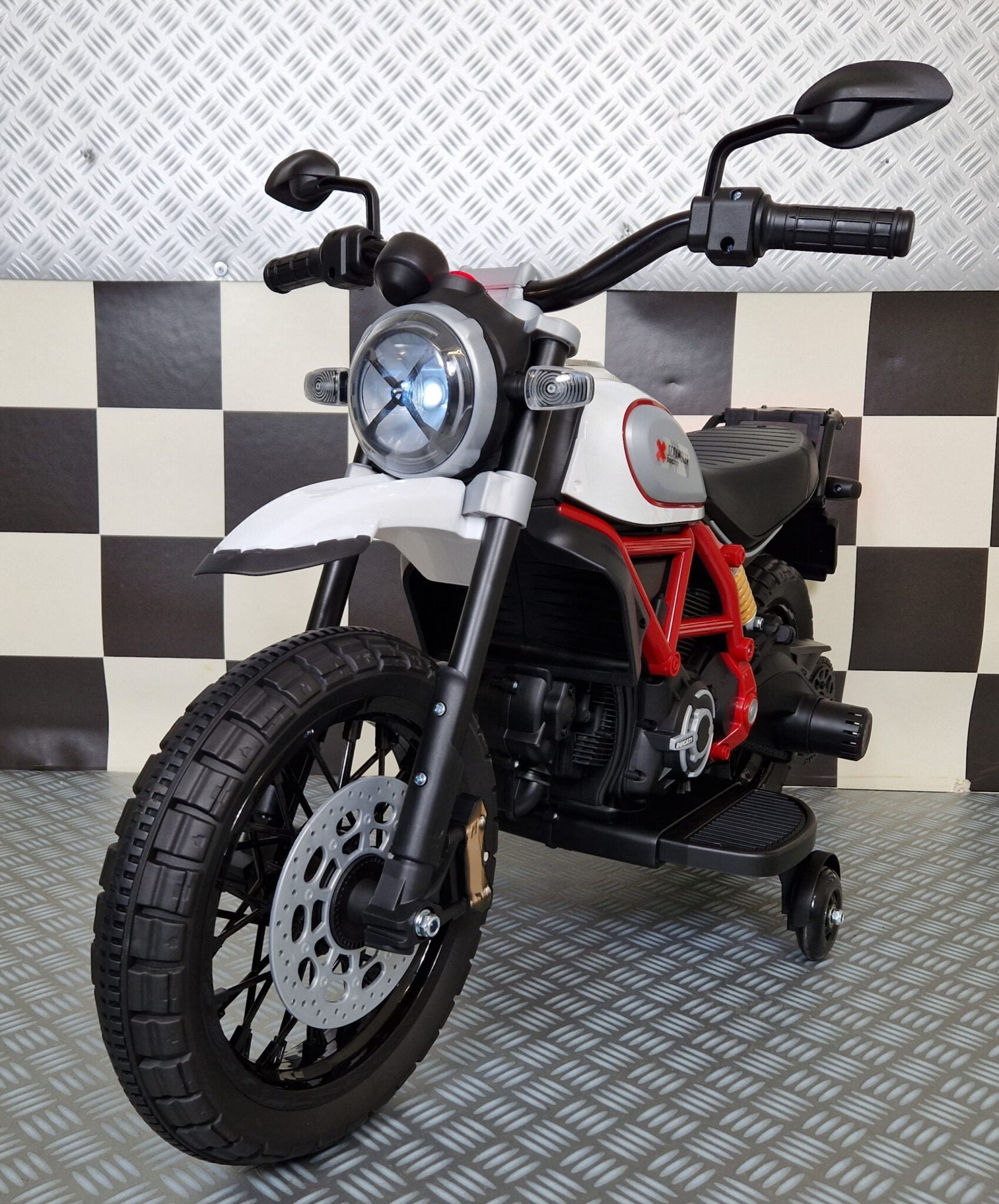 Kindermotor Ducati Scrambler 12 volt