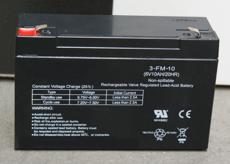 Accu 6 volt, 10Ah