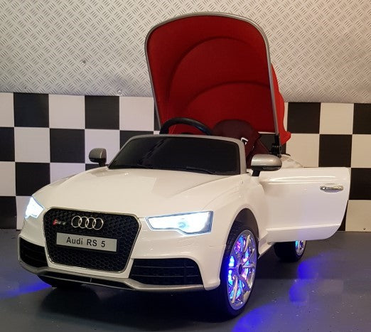 Elektrische kinderauto Audi RS5 2.4G afstandbediening 12 volt