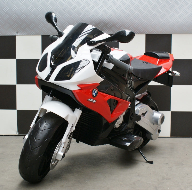 BMW S1000 RR elektrische kindermotor 12 volt rood