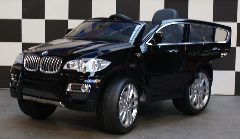 Accu auto BMW X6 2.4G RC zwart met soft start