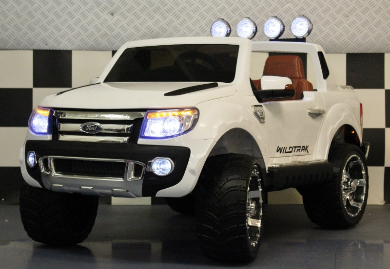 Elektrische kinderauto Ford Ranger XLS wit