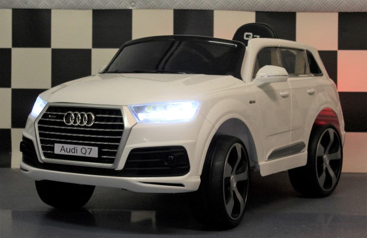 Audi Q7 elektrische kinderauto 12V 2.4G RC wit