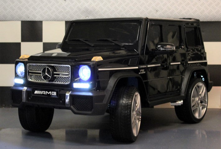 Elektrische kinderauto Mercedes G65 12volt metallic zwart