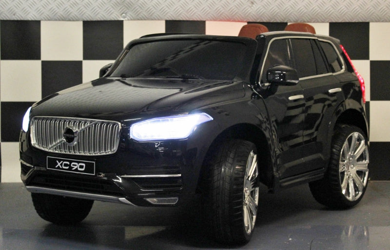 Volvo XC90 elektrische kinderauto metallic zwart 12V 2.4G RC